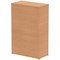 Impulse Medium Cupboard, 2 Shelves, 1200mm High, Oak