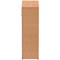Impulse Medium Cupboard, 2 Shelves, 1200mm High, Oak