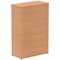 Impulse Medium Cupboard, 2 Shelves, 1200mm High, Oak