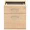 Impulse Fixed 2 Drawer Pedestal, Maple