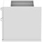 Impulse Fixed 2 Drawer Pedestal, White