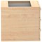 Impulse Fixed 3 Drawer Pedestal, Maple