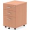 Impulse 3 Drawer Mobile Pedestal, Beech