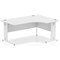 Impulse 1600mm Corner Desk, Right Hand, White Cable Managed Leg, White