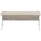 Impulse 1800mm Rectangular Desk, Silver Cantilever Leg, Grey Oak