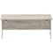 Impulse 1800mm Rectangular Desk, Silver Cantilever Leg, Grey Oak