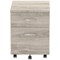 Impulse Mobile 2 Drawer Pedestal - Grey Oak Impulse Mobile 2 Drawer Pedestal - Grey Oak