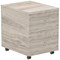 Impulse Mobile 3 Drawer Pedestal - Grey Oak Impulse Mobile 3 Drawer Pedestal - Grey Oak