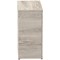 Impulse Low Cupboard, 1 Shelf, 800mm High, Grey Oak