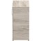Impulse Low Cupboard, 1 Shelf, 800mm High, Grey Oak