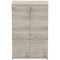 Impulse Medium Cupboard, 2 Shelves, 1200mm High, Grey Oak