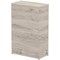 Impulse Medium Cupboard, 2 Shelves, 1200mm High, Grey Oak