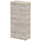 Impulse Tall Cupboard, 3 Shelves, 1600mm High, Grey Oak