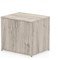Impulse Desk High Cupboard, 1 Shelf, 730mm High, Grey Oak