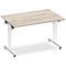 Impulse Rectangular Folding Table, 1200mm, Grey Oak