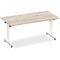 Impulse Rectangular Folding Table, 1600mm, Grey Oak