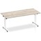 Impulse Rectangular Folding Meeting Table, 1800mm, Grey Oak