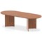 Impulse Boardroom Table, 2400mm, Walnut, Arrowhead Leg