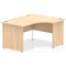 Impulse 1400mm Corner Desk, Right Hand, Panel End Leg, Maple