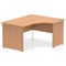 Impulse 1400mm Corner Desk, Right Hand, Panel End Leg, Oak
