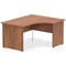 Impulse 1400mm Corner Desk, Right Hand, Panel End Leg, Walnut