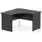 Impulse 1200mm Corner Desk, Panel End Leg, Black