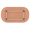 Impulse 1800mm Boardroom Table With Silver Leg Frame Beech Top