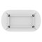 Impulse 1800mm Boardroom Table With Silver Leg Frame White Top