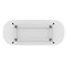 Impulse 2400mm Boardroom Table With Silver Leg Frame White Top