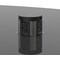 High Gloss Volta 2400mm Writable Boardroom Table With Pop-up Power Module Black Top
