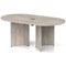 Impulse Volta 1800mm Boardroom Table With Black Pop-up Power Module Grey Top Arrowhead Leg