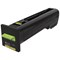 Lexmark CS/CX82xx Return Programme 8K Toner Cartridge Yellow 72K20Y0