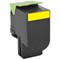 Lexmark 80C20C0 Yellow Toner Cartridge