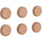 Bi-Office Earth Cork Magnets, 25mm, Pack of 6