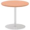 Italia Poseur Circular Table, 600mm Diameter, Beech