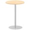Italia Poseur Round Table, 800mm Diameter, 1145mm High, Maple