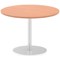 Italia Poseur Circular Table, 1000mm Diameter, Beech