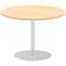 Italia Poseur Circular Table, 1000mm Diameter, Maple