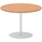 Italia Poseur Circular Table, 1000mm Diameter, Oak