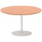 Italia Poseur Circular Table, 1200mm Diameter, Beech