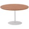 Italia Poseur Circular Table, 1200mm Diameter, Walnut