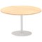 Italia Poseur Circular Table, 1200mm Diameter, Maple