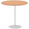 Italia Poseur Round Table, 1200mm Diameter, 1145mm High, Oak Italia Poseur Round Table, 1200mm Diameter, 1145mm High, Oak