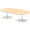 Italia Poseur Oval Table, W1800 x D1000 x H475mm, Maple