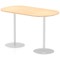 Italia Poseur Oval Table, W1800 x D1000 x H1145mm, Maple