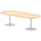 Italia Poseur Boardroom Table, 2400mm Wide, Maple