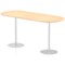 Italia Poseur Oval Table, W2400 x D1000 x H1145mm, Maple Italia Poseur Oval Table, W2400 x D1000 x H1145mm, Maple