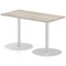 Italia Poseur Rectangle Table 1200mm Wide, 600mm Deep, Grey Oak Italia Poseur Rectangle Table 1200mm Wide, 600mm Deep, Grey Oak