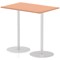 Italia Poseur Rectangular Table, W1200 x D800 x H1145mm, Beech