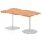 Italia Poseur Rectangle Table 1400mm Wide, 800mm Deep, Oak